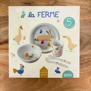 Service enfant 5 pièces – La ferme des animaux