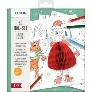 Kit de Coloriage 3D – Amis Rigolos