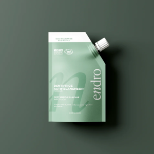 Recharge dentifrice gel fluor BIO – Menthe glaciale