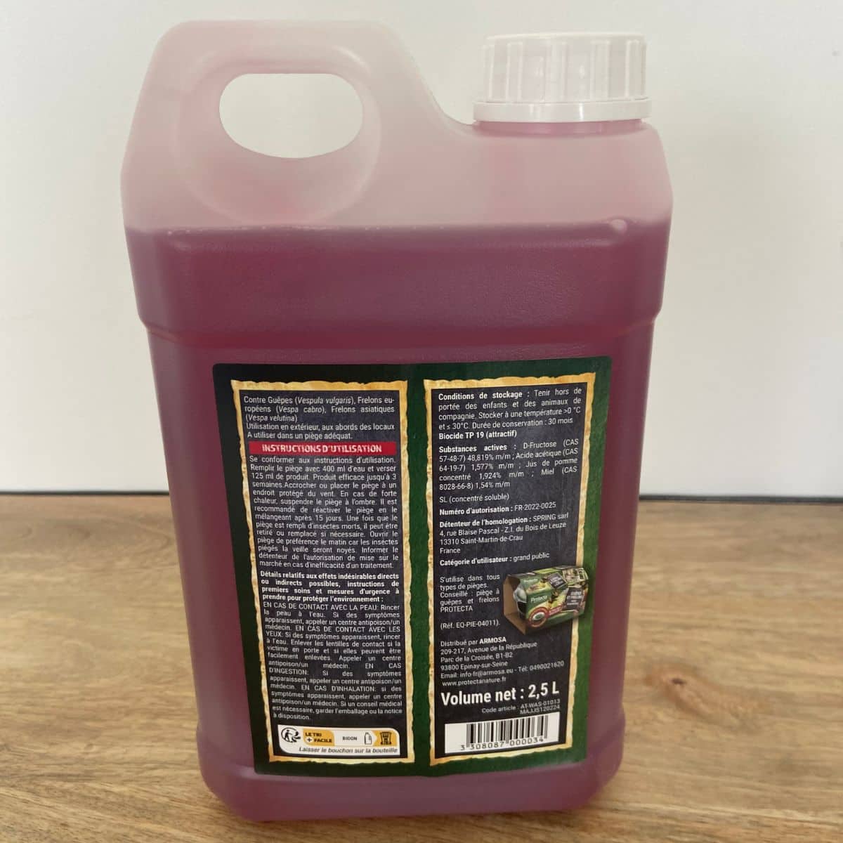 Pack de 2 bidons 2,5L – Liquide piège à guêpes – Image 3