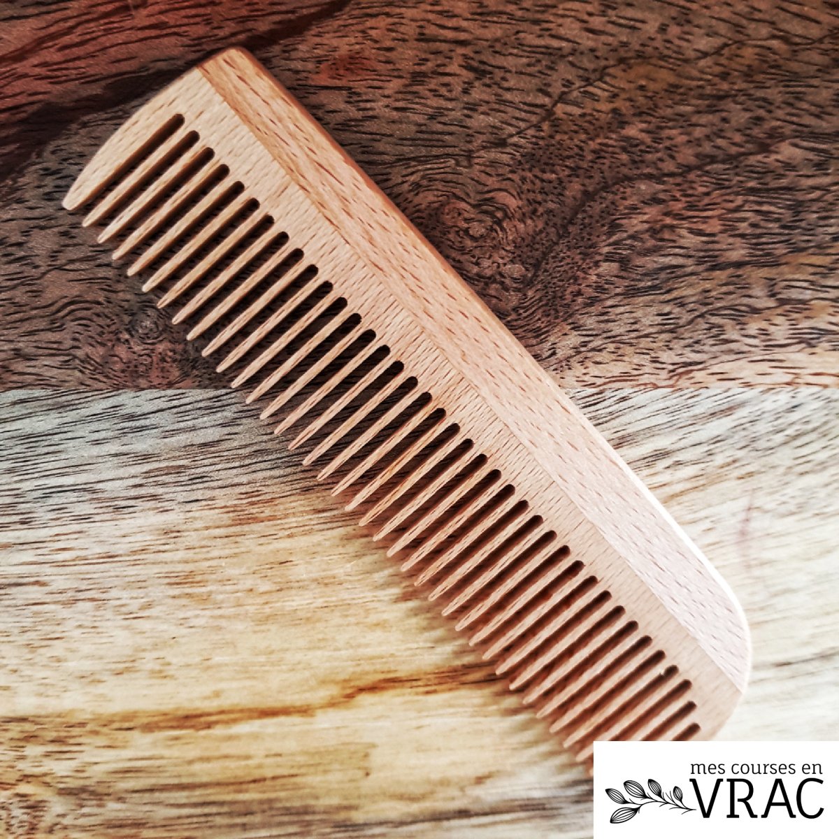 Peigne de poche en bois – Image 2