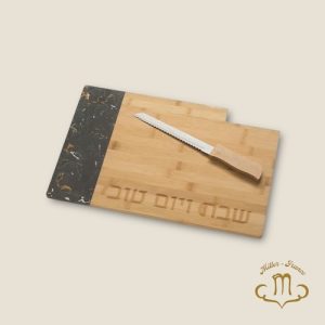 Plateau à pain avec couteau