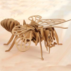 Maquette 3D en carton – Abeille