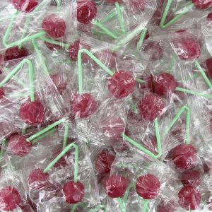 10 Sucettes Double Cherry