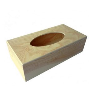 Boite à mouchoirs à personnaliser – Bois
