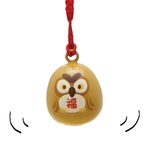Strap hibou à clochette