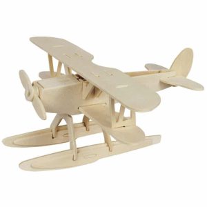 Puzzle 3D en bois – Modèle Hydravion